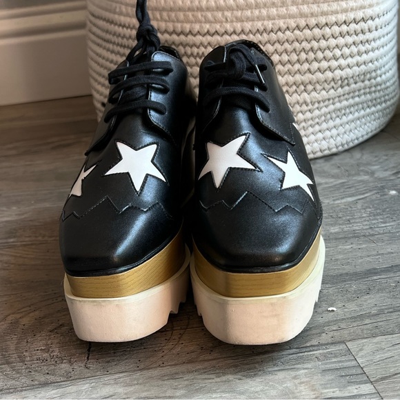Stella McCartney Elyse Star Platform Wedge Shoes - Picture 2 of 10